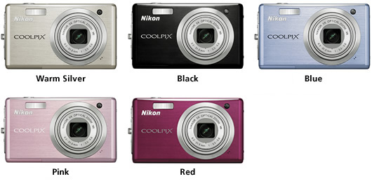 Nikon Coolpix S560 colors