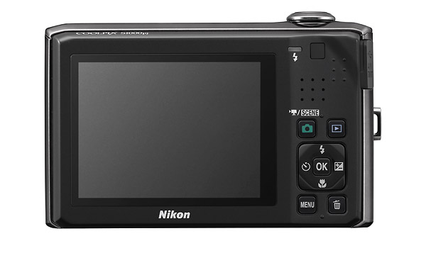 Nikon Coolpix S1000pj - Rear LCD