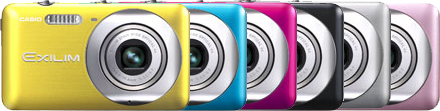 Casio Exilim EX-Z800 camera colors