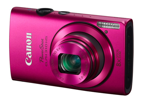 Canon PowerShot ELPH 310 HS digital camera - pink