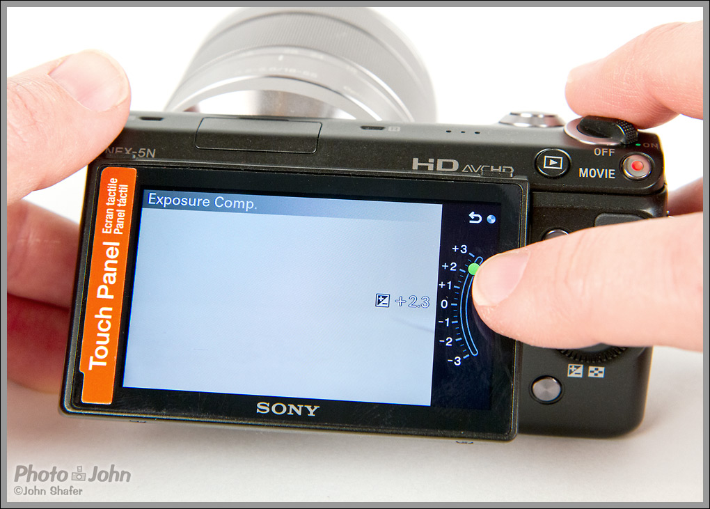 Sony NEX-5N - Touchscreen LCD Display